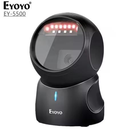Eyoyo 2D Barcode Scanner QR Code Scanner Automatic Sensing Scanning Omnidirectional Hands-Free Barco