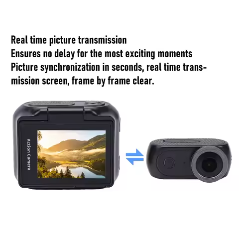 Screen Action Camera 4K Dual Battery System Wireless Magnetic Detachable Action Camera 4K Magnetic A