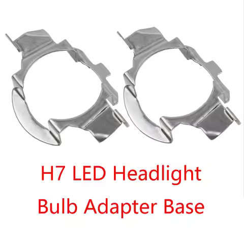 2X H7 LED Headlight Bulb Base For Benz ML350 ML550 E320 GL550 For VW Jetta Gli MK6 Golf Passat Adapt