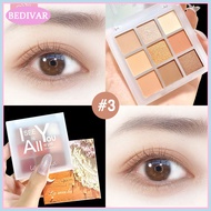 Cherish K พาเลทอายแชโดว์ 9สี อายแชโดว์กลิตเตอร์ เนื้อดินน้ำมัน สีสวย ติดทน กันน้ำ eye shadow palette