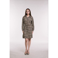 Leopard Midi dress leopard tunic/ glamorous leopard dress/