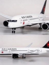 47cm Canada 320 Passenger Aircraft Model Canada A320 Aircraft Model with Light with Wheel Static Air
