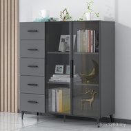 Five Drawers Cabinet Drawer Type Locker Light Cabinet Modern Glass Door Cabinet Bedroom Luxury Five 