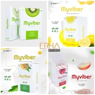 Original MyViber Myfiber MCI Pelangsing dan Detox Fiber Herbal Diet rasa Kiwi Apel Mangga Lemon