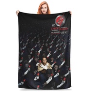 Chăn len mềm mại in logo CM Punk Cyber Sunday 2008 cho trẻ em và người lớn sử dụng trong nhà và ngoà