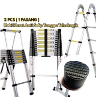 2pcs (Pair) 85mm Foot Ladder BR296 Slip 8.5cm Single Round Rubber Anti-Cover Telescopic