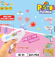 MAINAN ANAK PISTOL PERMEN LOLIPOP / MAINAN ANAK TEMBAKAN PISTOL PERMEN LOLIPOP / CANDY GUN / LOLIPOP