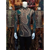 Men's batik Long Sleeve premium slimfit modern batik pekalongan/Men's batik Shirt