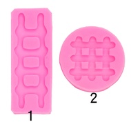 Lattice Fence Fence Fence Shape Baking Mold Ladder Cake Decoration Mold Fondant Chocolate Silicone M
