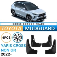 Mudguard for Toyota Yaris Cross Non GR 2023 (low-end) car splash-proof plate premium accessories