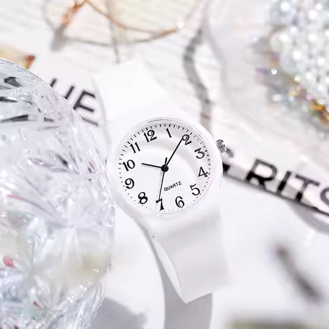 UTHAI C24 Kids's Watch Silicone Strap Boys and Girls Middle School Student Quartz Watches High Beaut