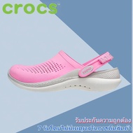 【รับประกันของแท้ 100%】CROCS LITERIDE 360 CLOG Women'sรองเท้าแตะและรองเท้าแตะระบายอากาศกันลื่น