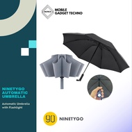 90Fun Waterproof Rainy Sunny Umbrella Flashlight All Weather Flashlight Umbrella