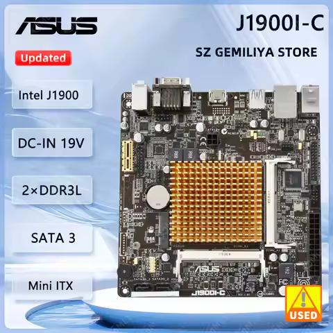 ASUS J1900I-C Motherboard Intel Celeron quad-core J1900 8GB DDR3L Mini ITX Motherboard PCIe 2.0 J190