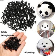 JONY1PH 100pcs/bag Safety Triangle Noses for Teddy Dog Plastic Mini 4.5X5.5MM