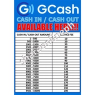 Laminated Signages | Gcash Signage | Sticker Signage | We Accept Gcash Signages