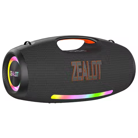 ZEALOT-S89 250W Waterproof Portable Loud Bluetooth Speaker, Wireless Outdoor Boombox SubwooferTriple