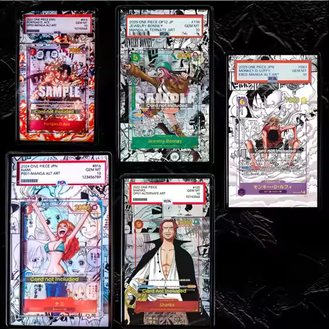 Psa Protective Case Opcg Luffy Zoro Sanji Nami Game Collection Card Monkey D. Luffy Card Extended Ar