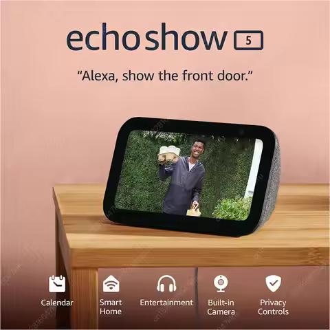Original Echo Show 5 3nd Gen Smart Mini Wifi Alexa Voice Assistant Home Smart Display Speaker With 2