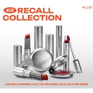 4u2 RECALL COLLECTION-3 Legendary Models Matte Lipstick harder Blush Stick Clear Color Lip 4u2