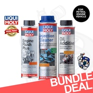 LIQUI MOLY Petrol Additives - Fuel Injection Cleaner, Engine Flush Plus, MOS2 Engine Treatment