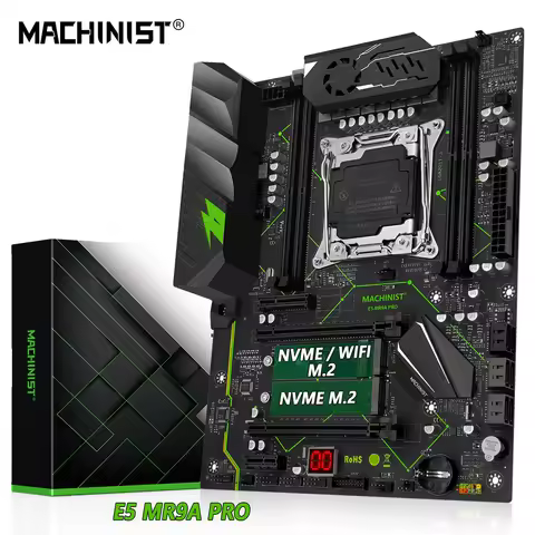MACHINIST MR9A PRO Motherboard Support LGA 2011-3 Xeon E5 V3 V4 CPU processor DDR4 RAM Four channel 