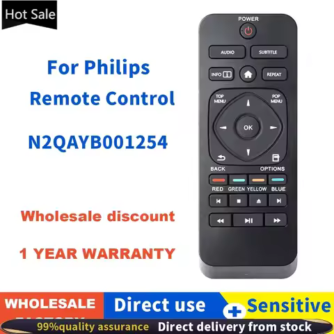 ZF applies to NC277 NC277UL Remote control for Philips Blu-ray DVD Player BDP5502/F7A