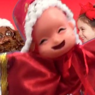 聖誕寶寶 可愛披風披風布袋戲 布袋戲偶 角色扮演 人偶玩偶童玩