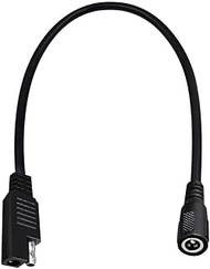 20AWG 10A DC5521 Power Supply Cord, E21E SAE Plug to DC 5.5x2.1mm Female Converter Adapter Cable for