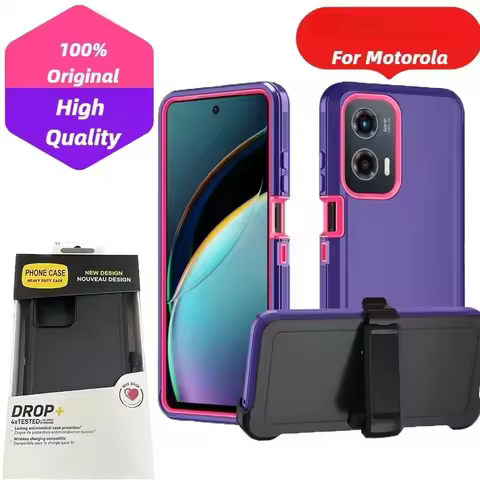 3 in 1 Ott Defender Case For Moto G Stylus/Power/Play 4/5G 2025/24/23 G04/24/13/23 E13/20/30/40 Anti
