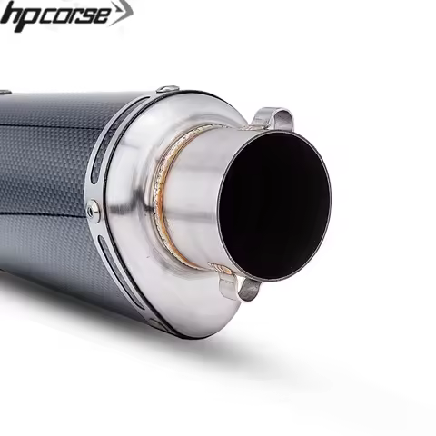 440Universal 51mm Motorcycle Exhaust Muffler Escape Moto with DB Killer For PCX160 PCX125 FZ1N Z900