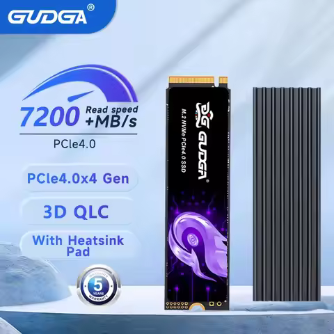 ‌GUDGA M.2 NVMe SSD 1TB/2TB/4TB PCIe4.0 7200MB/s PS5 Compatible | for Gaming PC/Laptop/Desktop Upgra