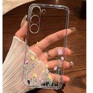 1 ชิ้น เคสโทรศัพท์ลายดอกไม้สีชมพูและเหลืองน่ารัก, ใช้ได้กับ Huawei Honor, Galaxy A04e/12/A13/A14/A34
