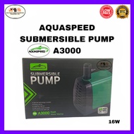 Aquaspeed Submersible Water Pump Small Cycle Filter A3000 Energy Saving for Fish Pond Tank Aquarium