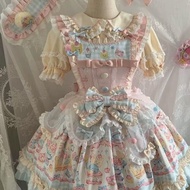 Lolita lolita Dress Handle Pattern Dress Summer Fluffy Cake Dress
