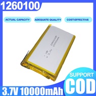 3.7V Strong Power 1260100 10000mAh Lithium Polymer Li-Po li ion Rechargeable Battery can COD