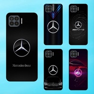 Oppo A93 phone case with black border Mercedes automobile brand