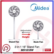 Midea 16 Inch Stand Fan MS1618W