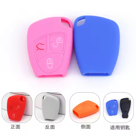 Silicone Remote Key Cover Protector Shell Case for Mercedes-Benz CL55 CL600 CL65 C230 C240 C280 C320