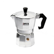 หม้อต้มกาแฟสดมอคค่าพอท (MOKA POT) อลูมิเนียม 3 ถ้วย iMIX 1614-097