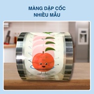 Cup pressing film, plastic cup pressing film, milk tea cup pressing film in many models
