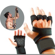1 Pair Weight Lifting Training Gloves Women Men Fitness Sports Body Building Gymnastics Grips Gym Ha