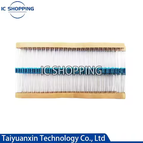 100PCS 1/4W Metal Film Resistor 0.25W Power Resistor0.1~1M 2.2 4.7 10R 47 100 200 220 360 470 680 1K