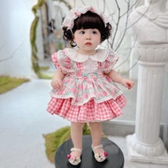 (Small Form)Lolita Princess Dress Lotus Collar Rose Lightning Tuban Skirt Pants for Baby Girls 4-16 