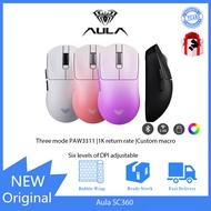 Aula SC360 E-sports Wireless Tri-mode Mouse 2.4G Wired Bluetooth Computer Games