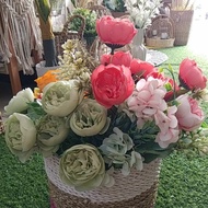 bunga artificial mawar