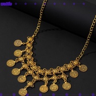 WATTLE Tassel Necklace, Vintage Bohemian Style Coin Necklace, Multipurpose Versatile Bohemian Neckla