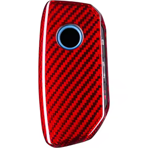 for BMW Key Fob Cover, Carbon Fiber Key Shell Case Protector for BMW 7 Series, i5 i7 iX X1 X5 X6 X7 