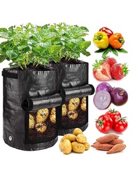 1入種植袋,適用於馬鈴薯、番茄和其他蔬菜