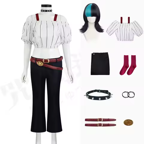 Anime Movie JJK The Culling Kirara Hoshi Cosplay Costume with Accessories Wig Women Halloween Carniv